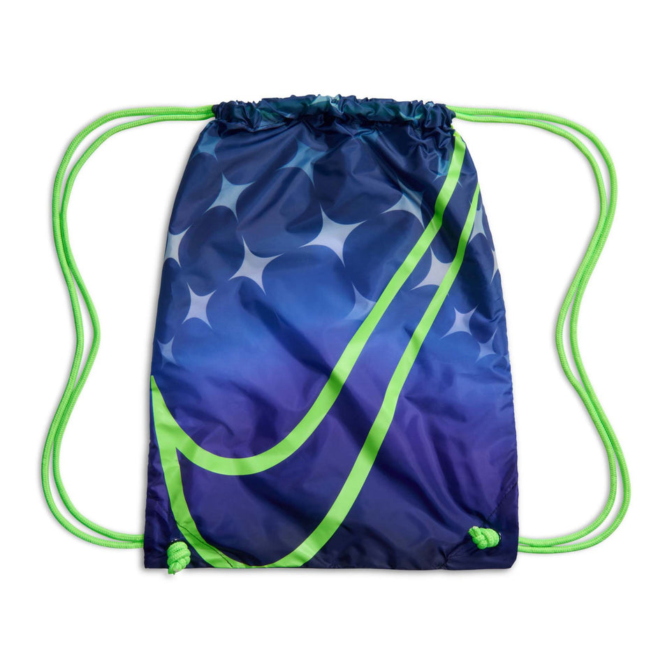 The shoe bag that comes with a pair of Nike Women's Alphafly 3 Road Racing Shoes in the Orange Pulse/Black-Purple Dynasty colourway.