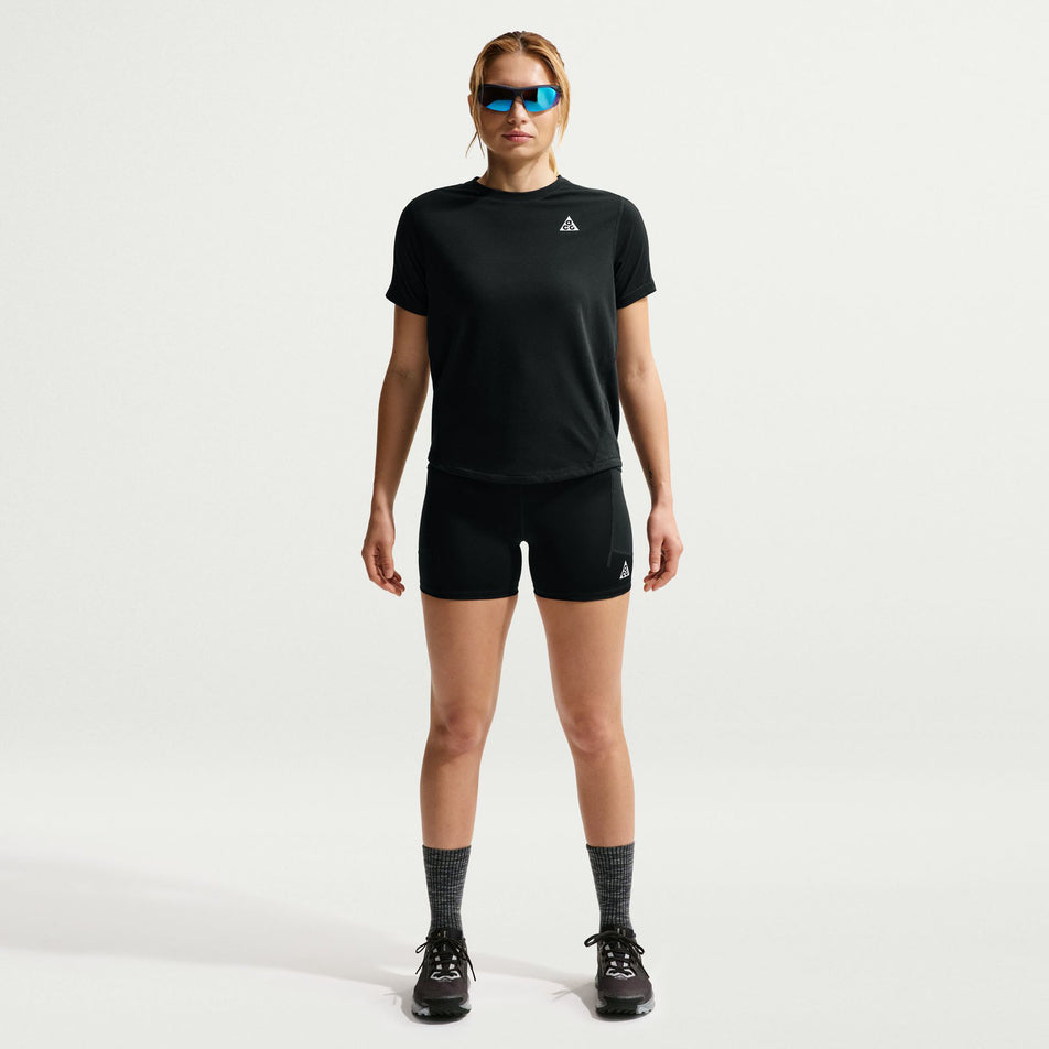 Front view of a model wearing the Nike Women's ACG Dri-FIT High-Waisted 4