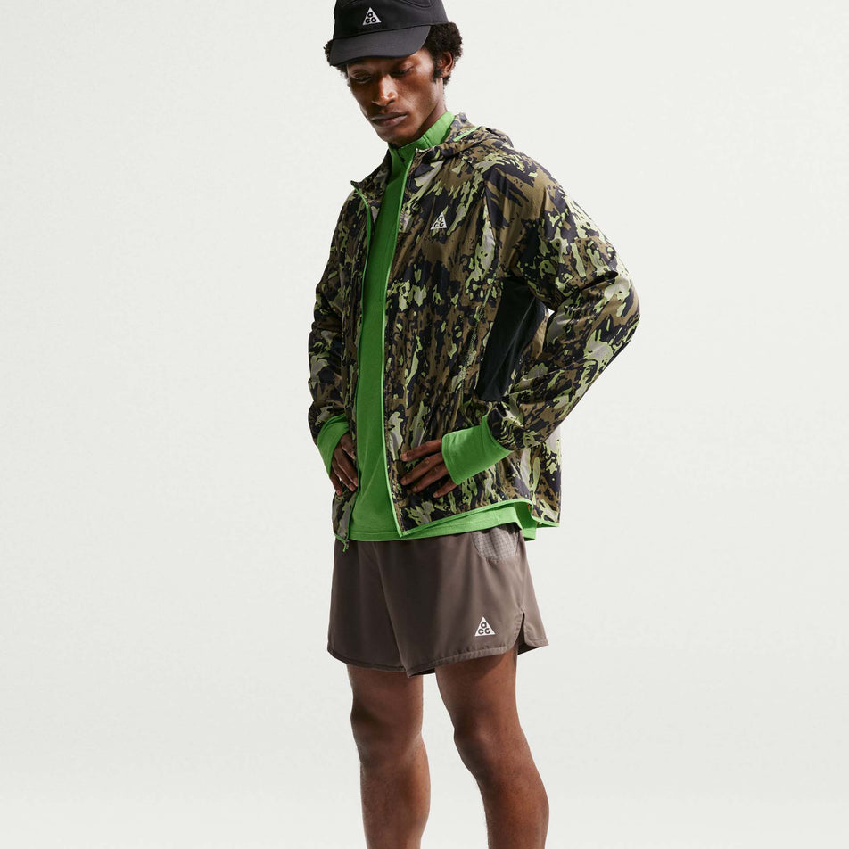 Angled view of a model wearing the Nike Men's ACG