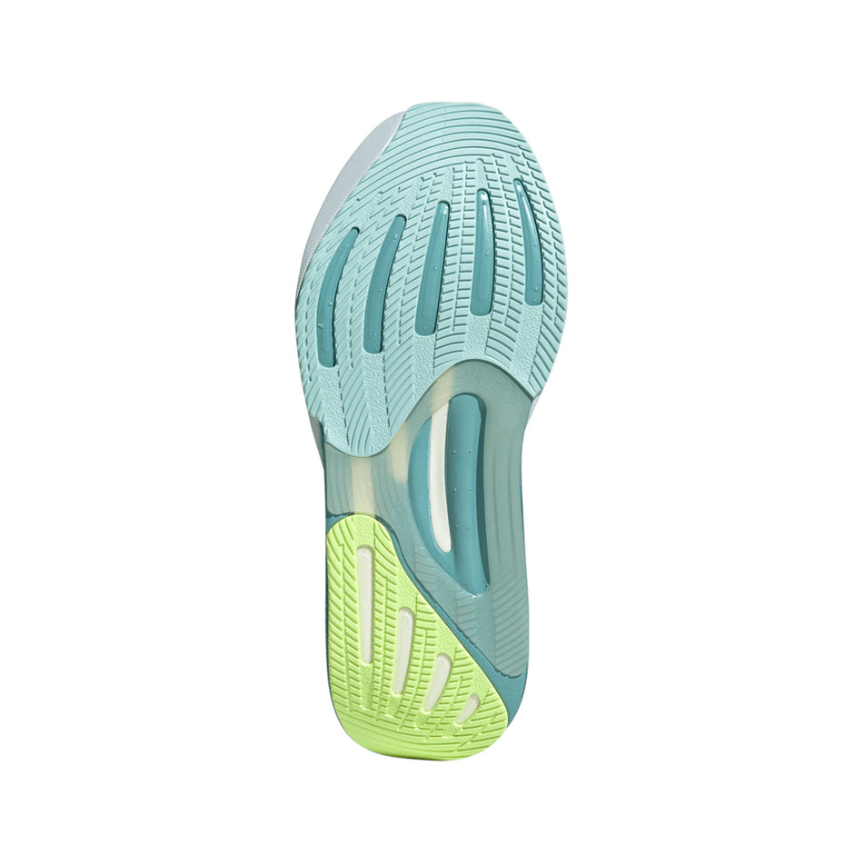 The outsole of the right shoe from a pair of adidas Women's Supernova Solution 2 Running Shoes in the Halo Mint/Magic Grey Met/Mint Ton colourway. (8663002710178)
