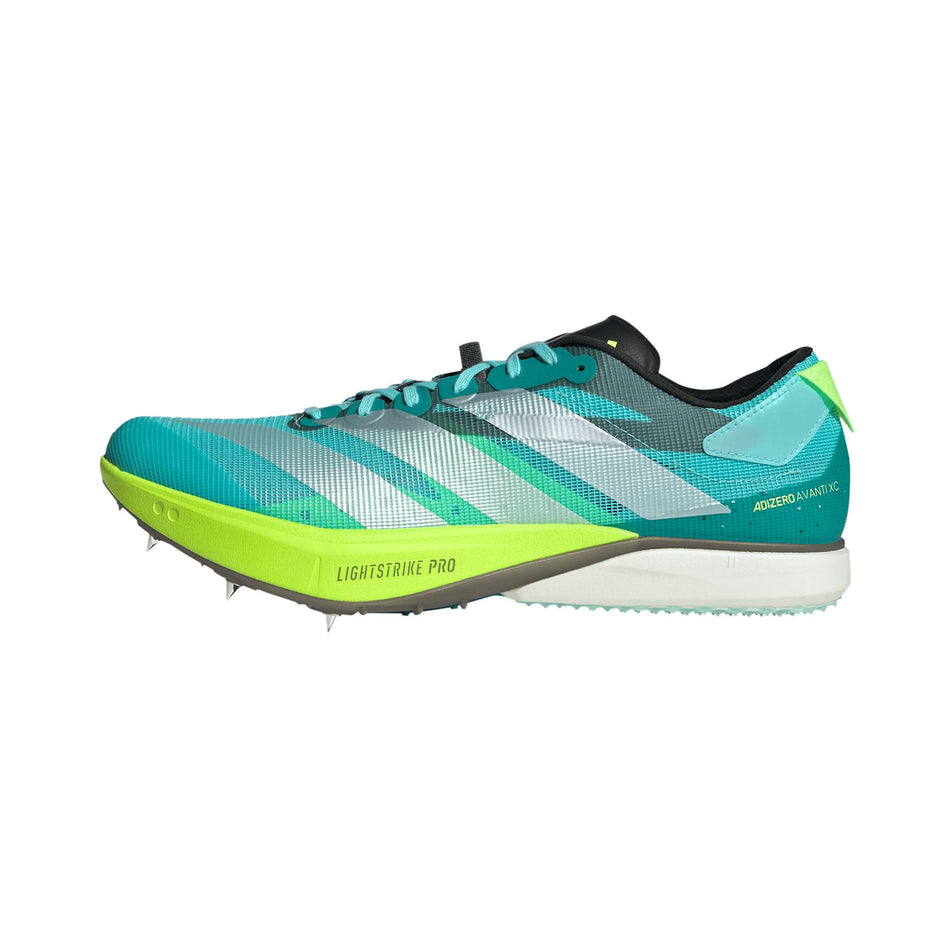 adidas | Unisex Adizero Avanti XC Running Spikes - Flash Aqua/Zero Met./Lucid Lemon (8792494276770)