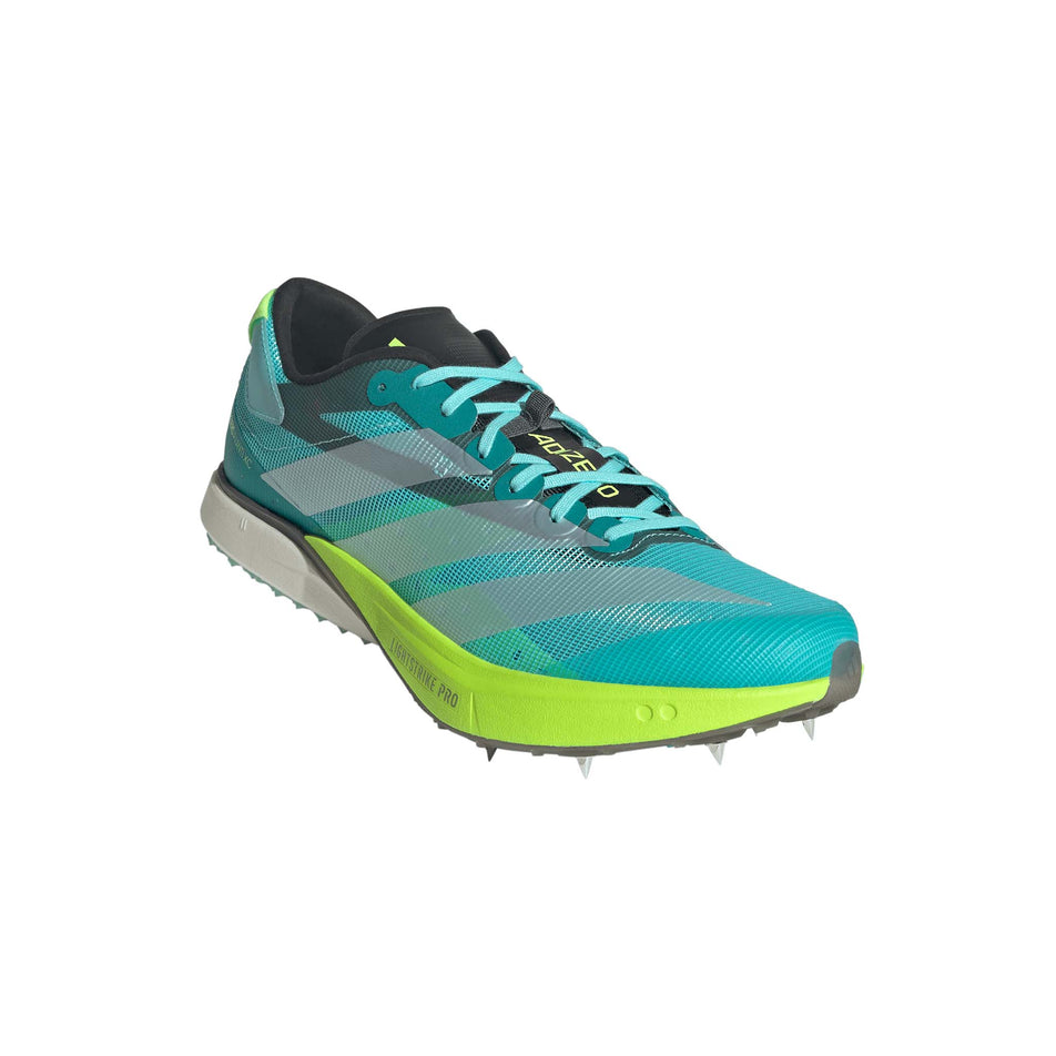 adidas | Unisex Adizero Avanti XC Running Spikes - Flash Aqua/Zero Met./Lucid Lemon (8792494276770)