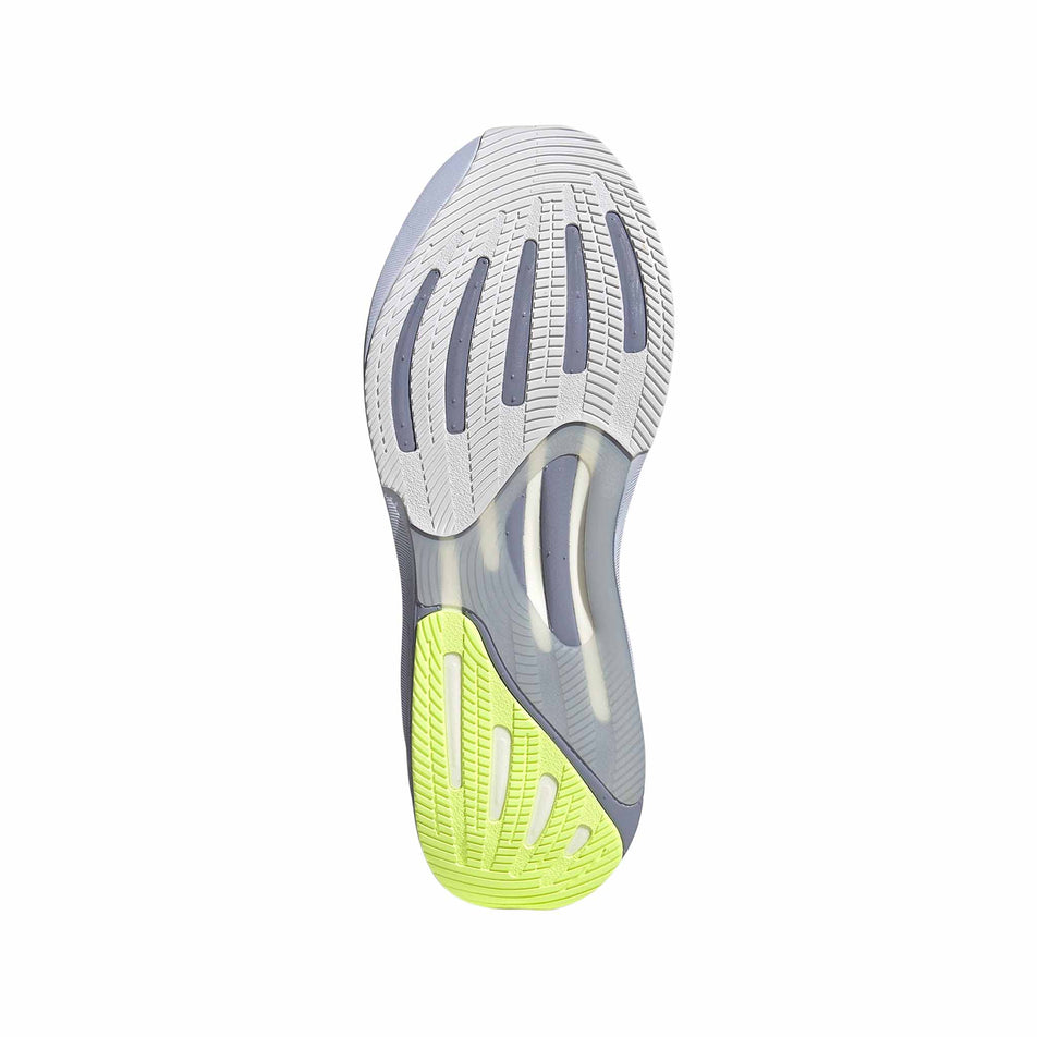 The outsole of the right shoe from a pair of adidas Women's Supernova Rise 2 Running Shoes in the Dash Grey/Matte Silver/Silver Violet colourway. (8618634903714)