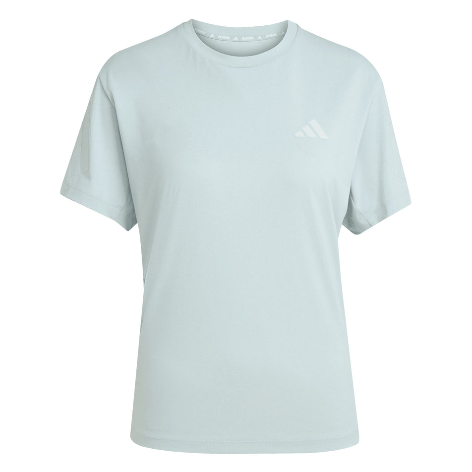 Front view of the adidas Women's adi365 Tee in the Wonder Sage colourway.