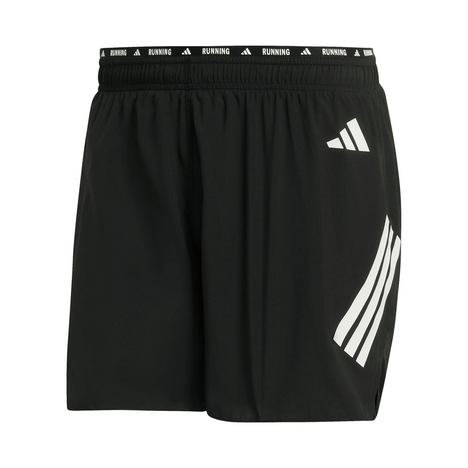 Front view of the adidas Men's adi365 2in1 Short in the Black colourway.