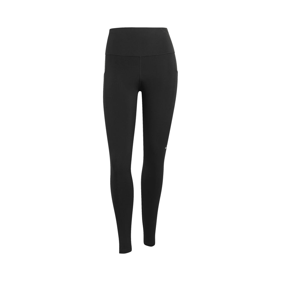 Front view of the adidas Women's adi365 3S 1/1 Tights in the Black colourway.