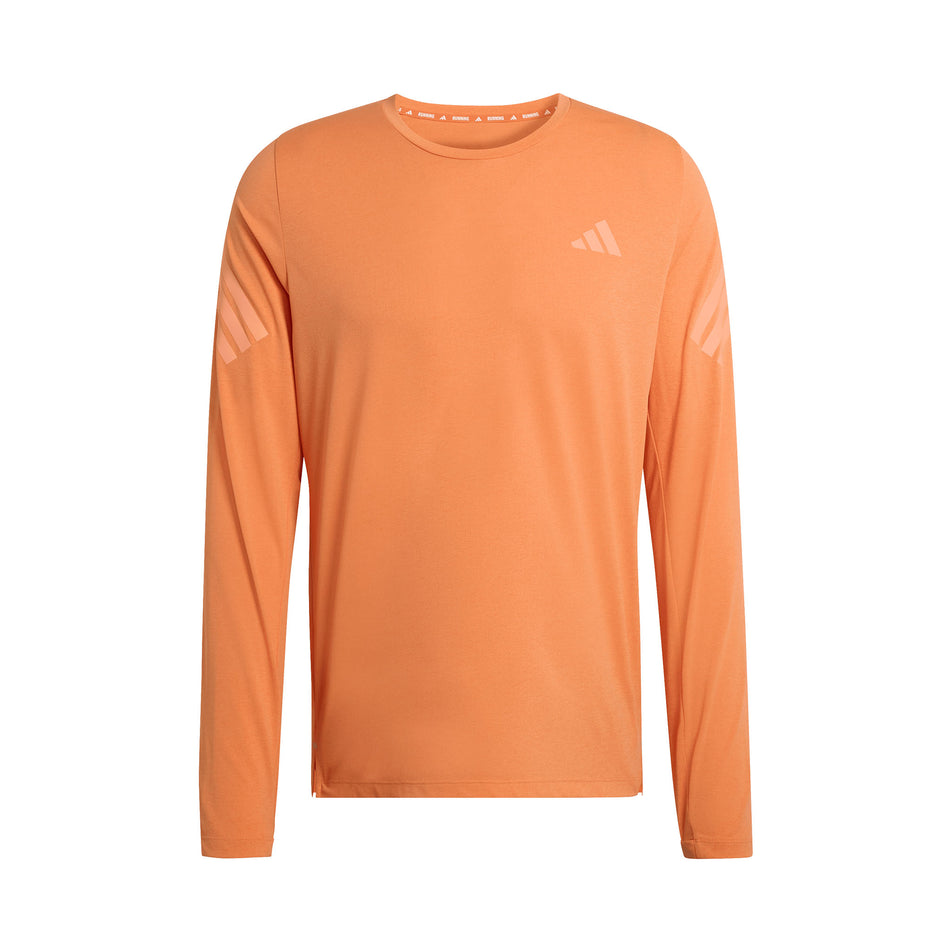 Front view of the adidas Men's adi365 Long Sleeve in the Dusky Orange colourway.