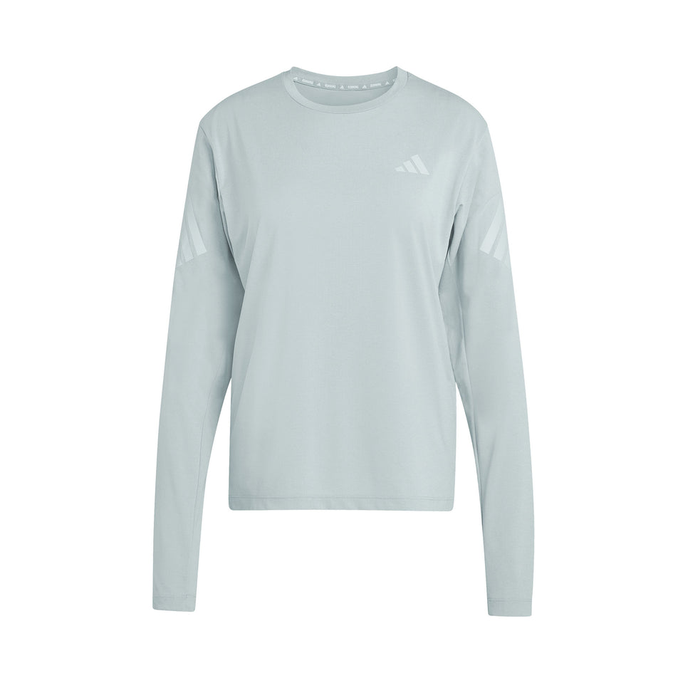 Front view of the adidas Women's adi365 Long-Sleeve in the Wonder Sage colourway.