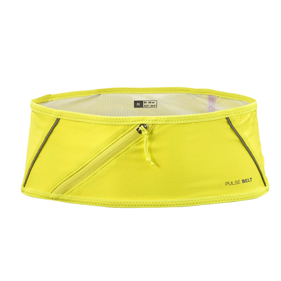 Front view of a Salomon Unisex Pulse Belt in the Sulphur Spring colourway (8151609639074)