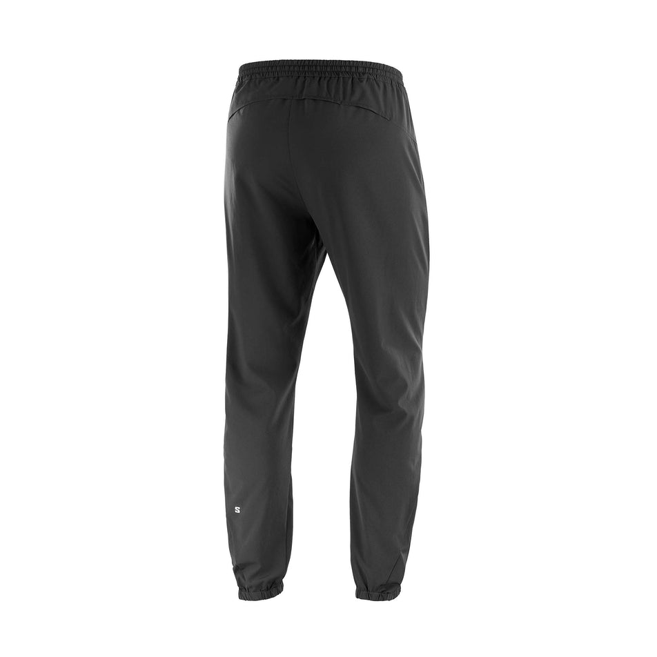 The back of the Salomon Men's SHKout Core Pants in the Deep Black colourway. (8577969291426)