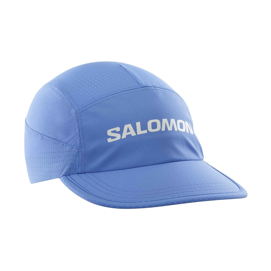 Front view of the Salomon Unisex Sense Aero Cap in the Ultramarine colourway. (8577890877602)