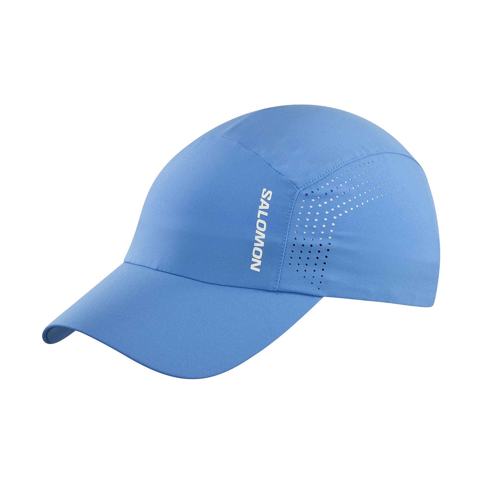 Front view of the Salomon Unisex SHKout Cap in the Ultramarine colourway. (8577916829858)