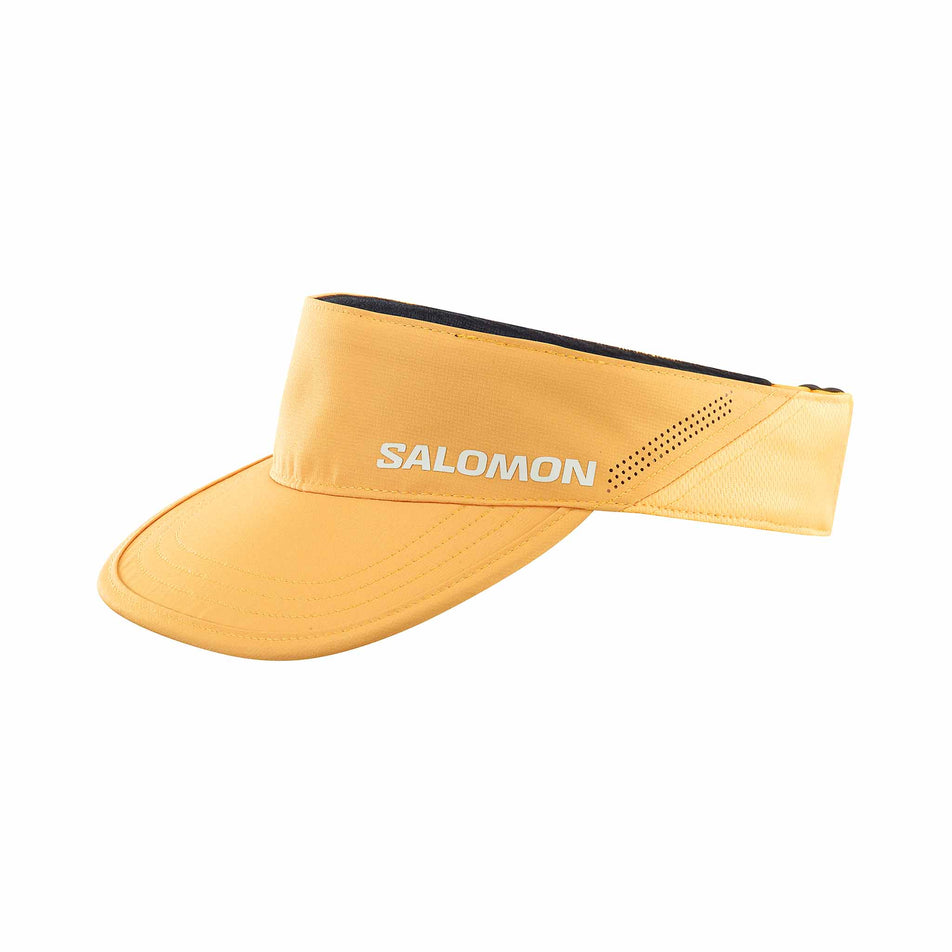 Front view of the Salomon Unisex SHKout Visor in the Warm Apricot colourway. (8577889108130)