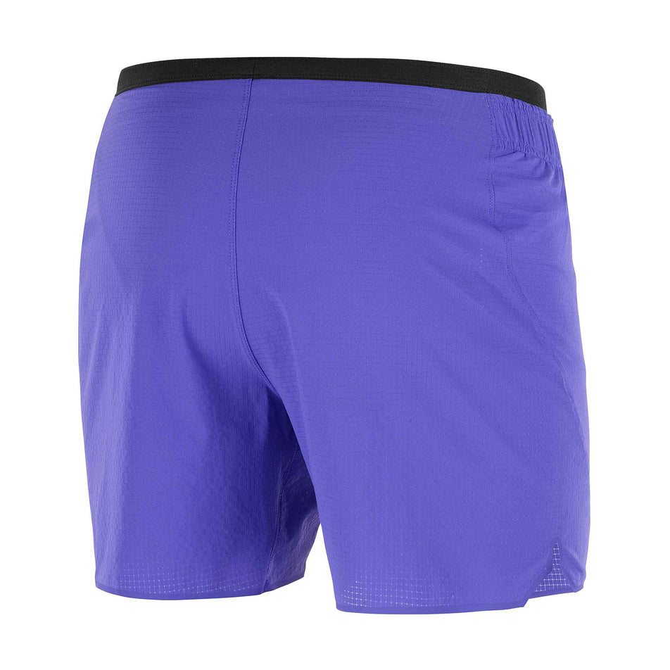 Back view of the Salomon Men's Sense Aero 5'' Shorts in the Liberty colourway. (8736794804386)