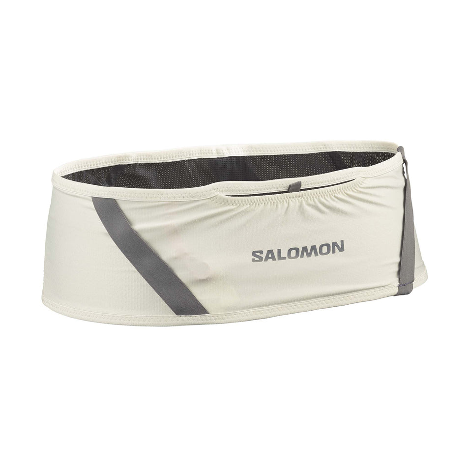 Back view of the Salomon Unisex Pulse Belt in the Icicle/Castlerock colourway. (8738072821922)