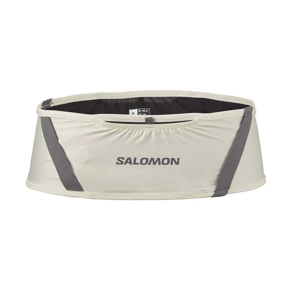 Back view of the Salomon Unisex Pulse Belt in the Icicle/Castlerock colourway. (8738072821922)