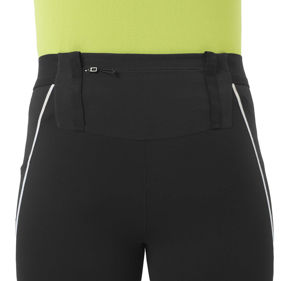 Back view of a model wearing the Salomon Men's Sense Stow Short Tights 9
