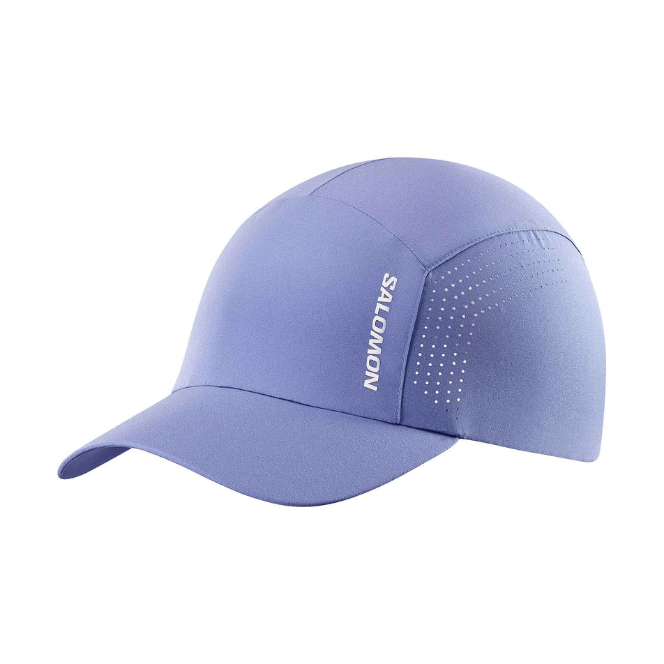 Front view of the Salomon Unisex SHAKEout Cap in the Marlin colourway.