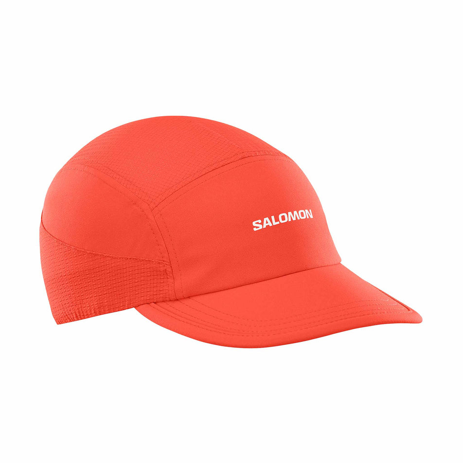 The Salomon Unisex Sense Aero Cap in the Fiery Red colourway.