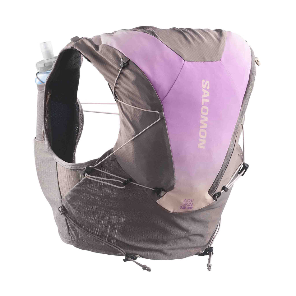 Salomon | Women's ADV Skin 12 Gradient Running Vest - Iron/Shadow Gray/Iris Orchid