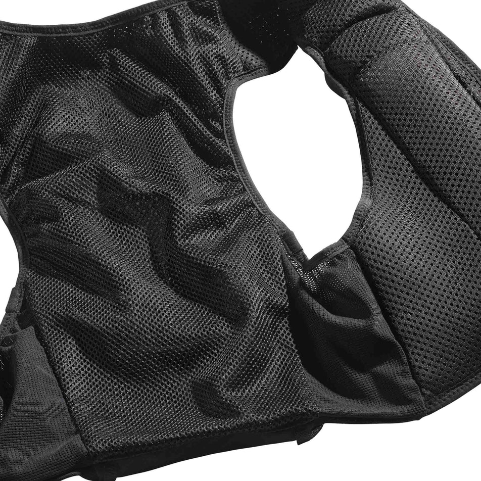 The inner fabric on the Salomon Unisex S/LAB Ultra 12 Running Vest in the Black colourway.