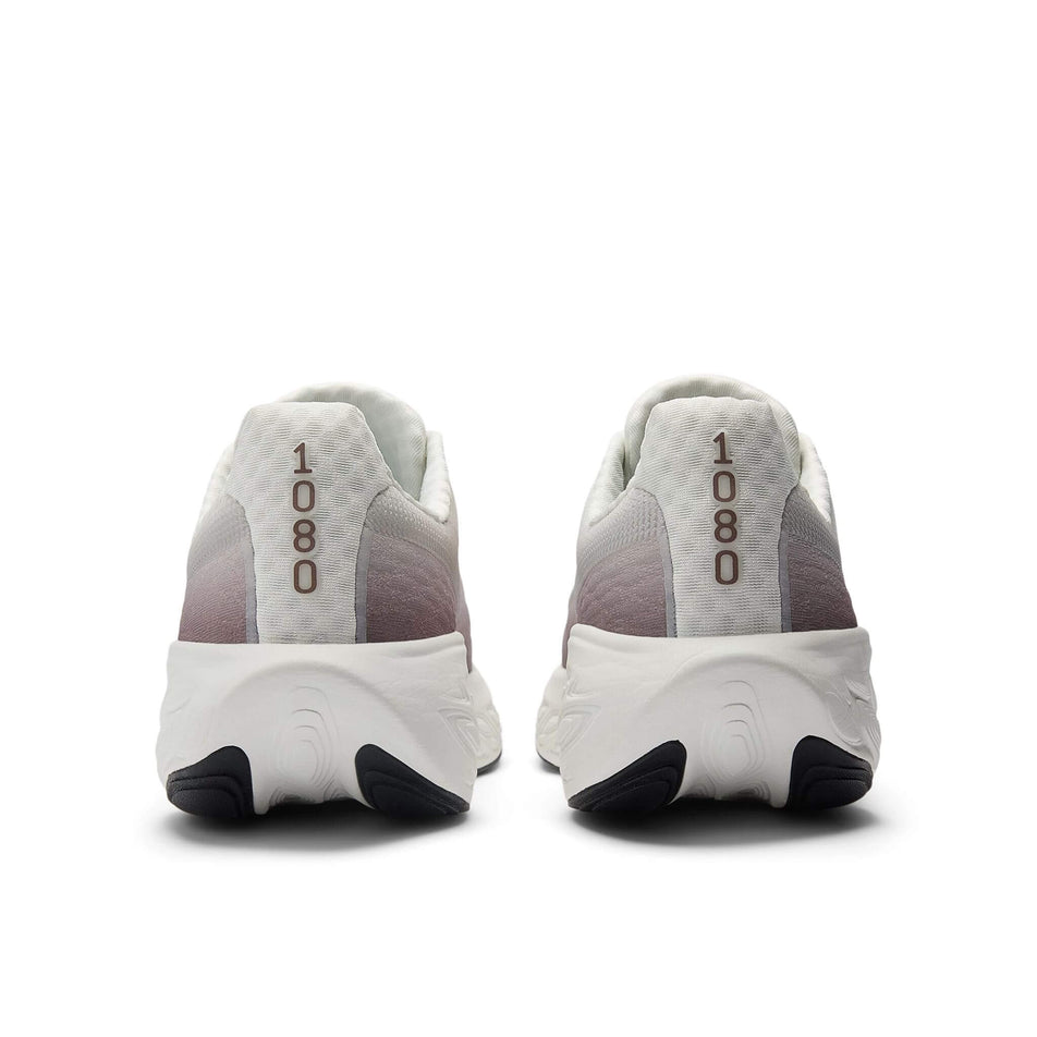 The back of a pair of New Balance Men's Fresh Foam X 1080 V14 Running Shoes in the Earth Shadow colourway. (8677161369762)