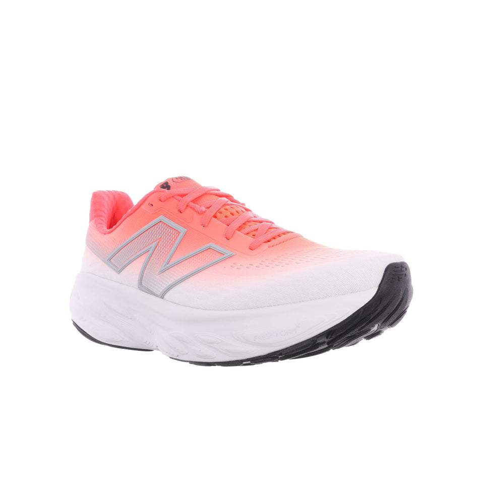 Lateral side of the right shoe from a pair of New Balance Men's Fresh Foam X 1080 V14 Running Shoes in the Urgent Red colourway (8677163860130)