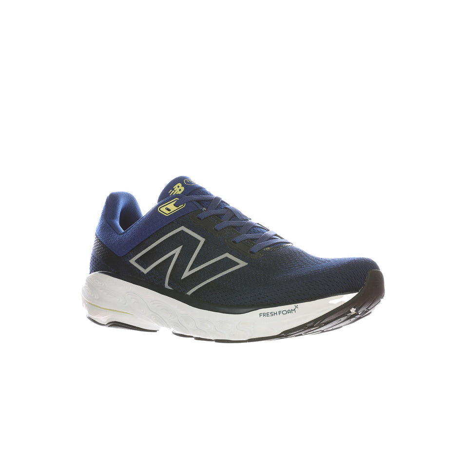 Lateral side of the right shoe from a pair of New Balance Men's Fresh Foam X 860 V14 Running Shoes in the Galaxy Blue colourway (8677166547106)