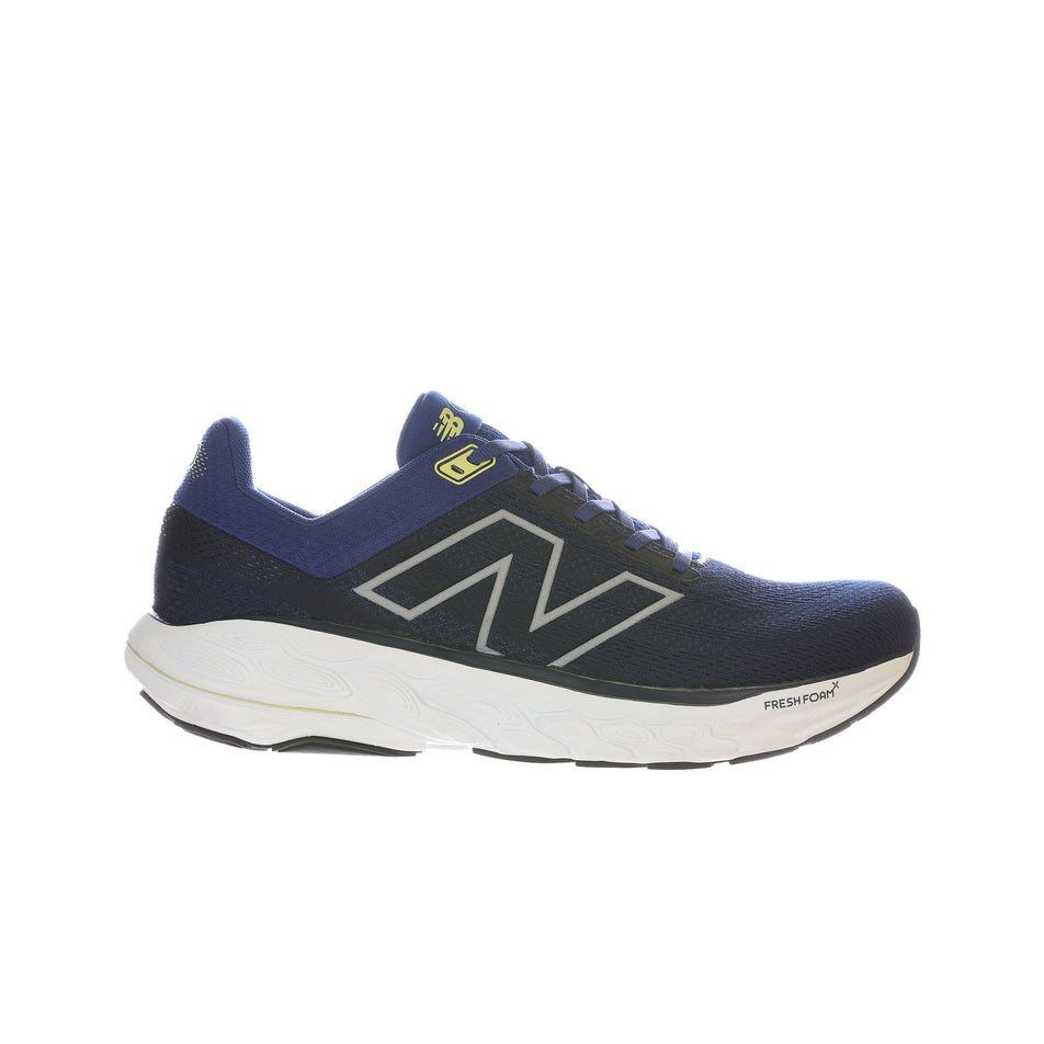 Lateral side of the right shoe from a pair of New Balance Men's Fresh Foam X 860 V14 Running Shoes in the Galaxy Blue colourway (8677166547106)