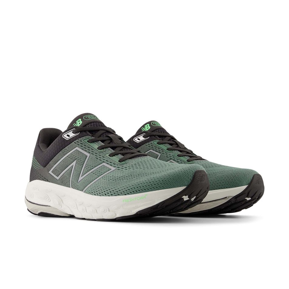 A pair of New Balance Men's Fresh Foam X 860 V14 Running Shoes in the Dark Juniper colourway. (8568681103522)