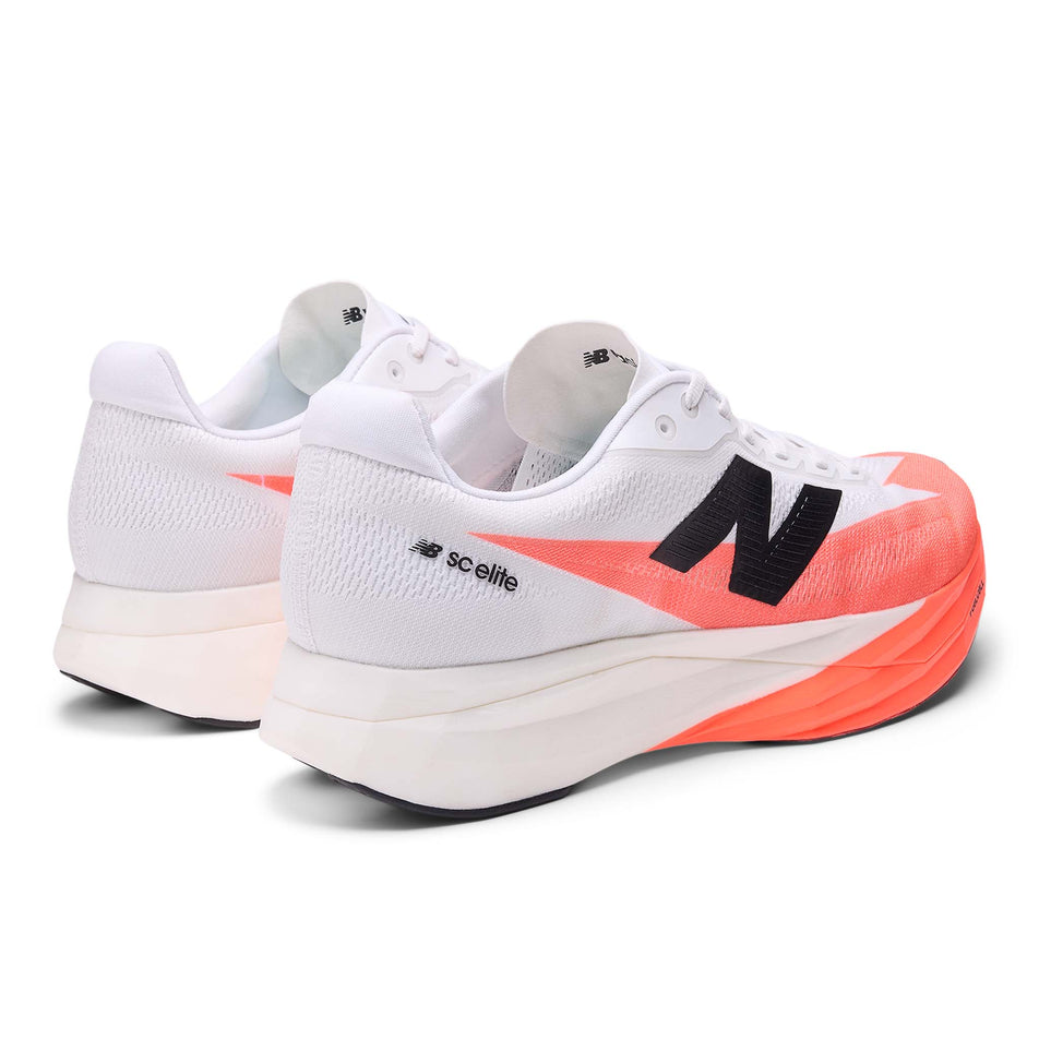 A pair of New Balance Men's FuelCell SuperComp Elite V5 Running Shoes in the Urgent Red colourway. (8721945755810)