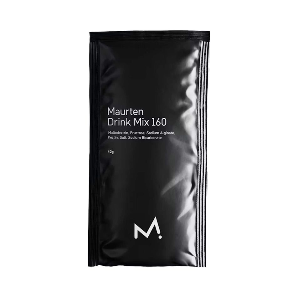 A 42 gram sachet of Maurten Drink Mix 160. (7077074043042)