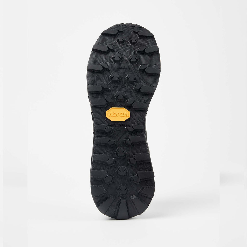 Outsole of the right shoe from a pair of NNormal Unisex Tomir 2.0 Running Shoes in the Black colourway (8368534487202)
