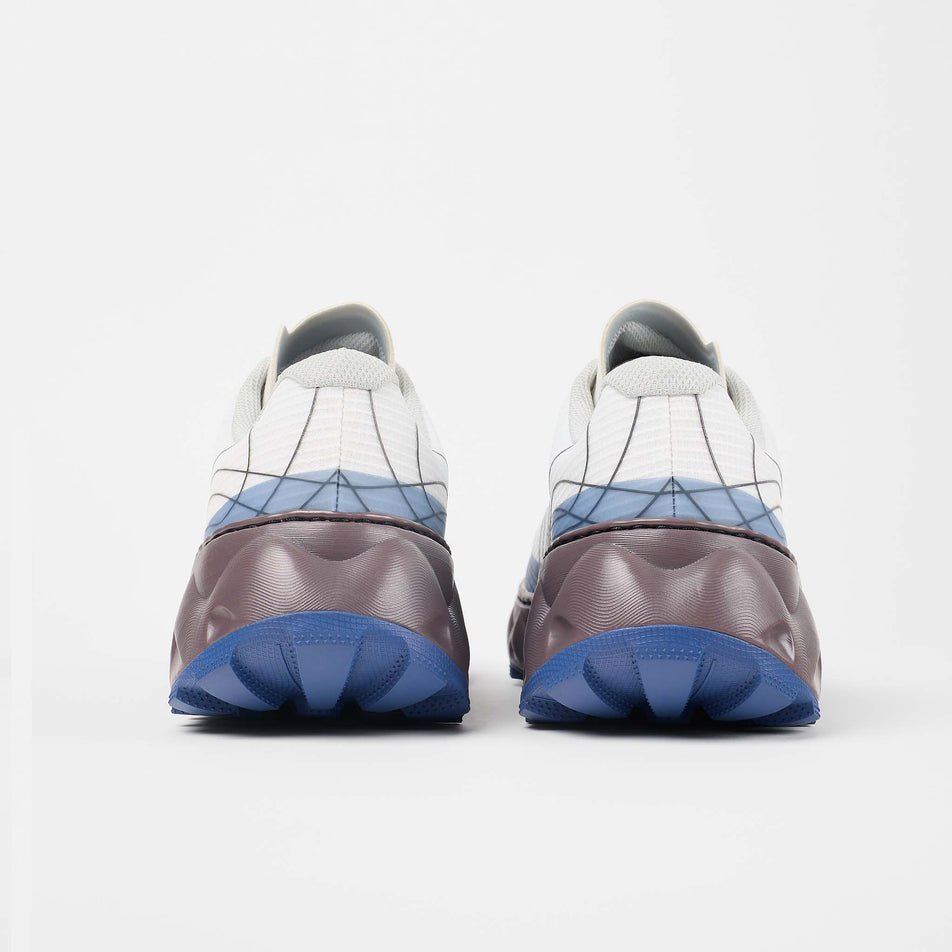The back of a pair of NNormal Unisex Tomir 2.0 Running Shoes in the White colourway (8368568271010)