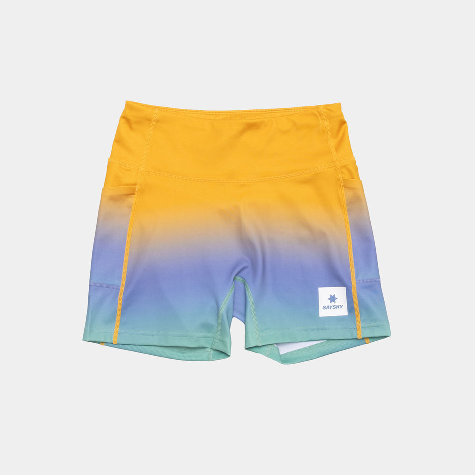 Front view of the SAYSKY Women's Drip Dye Combat+ Short Tights 4