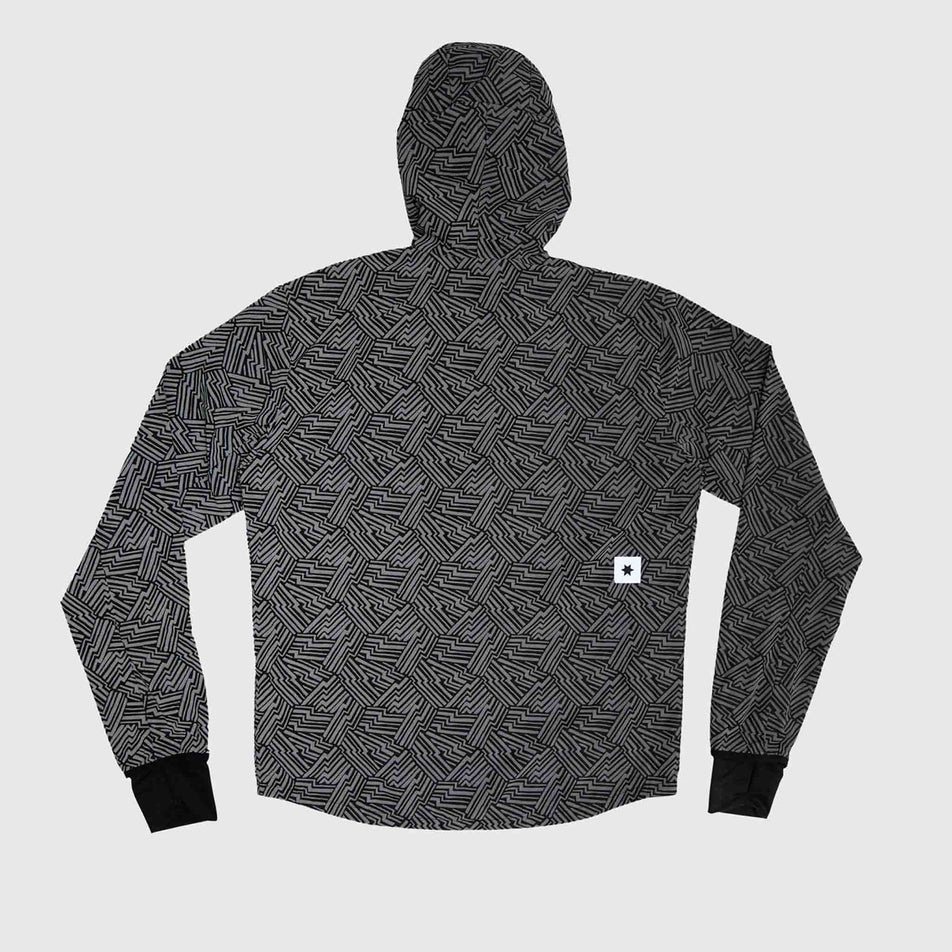 Back view of the SAYSKY Men's Reflective Blaze Jacket in the Black colourway. (8787878084770)