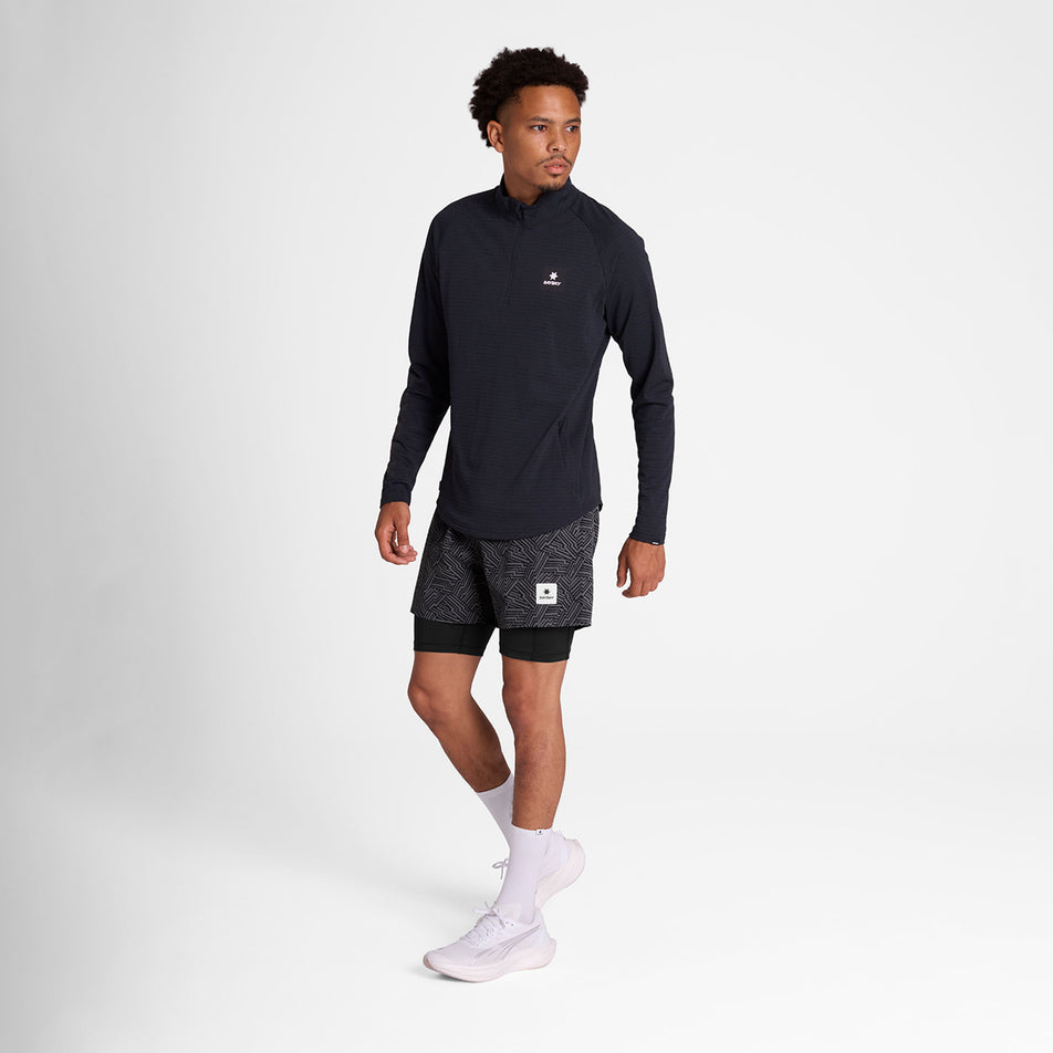 SAYSKY | Men's Reflective Pace 2 In 1 Shorts 5