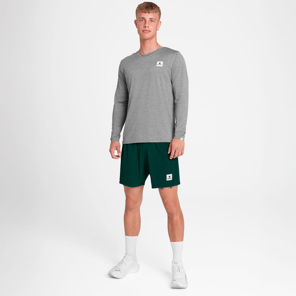 Front view of a model wearing the SAYSKY Men's Pace Shorts 5