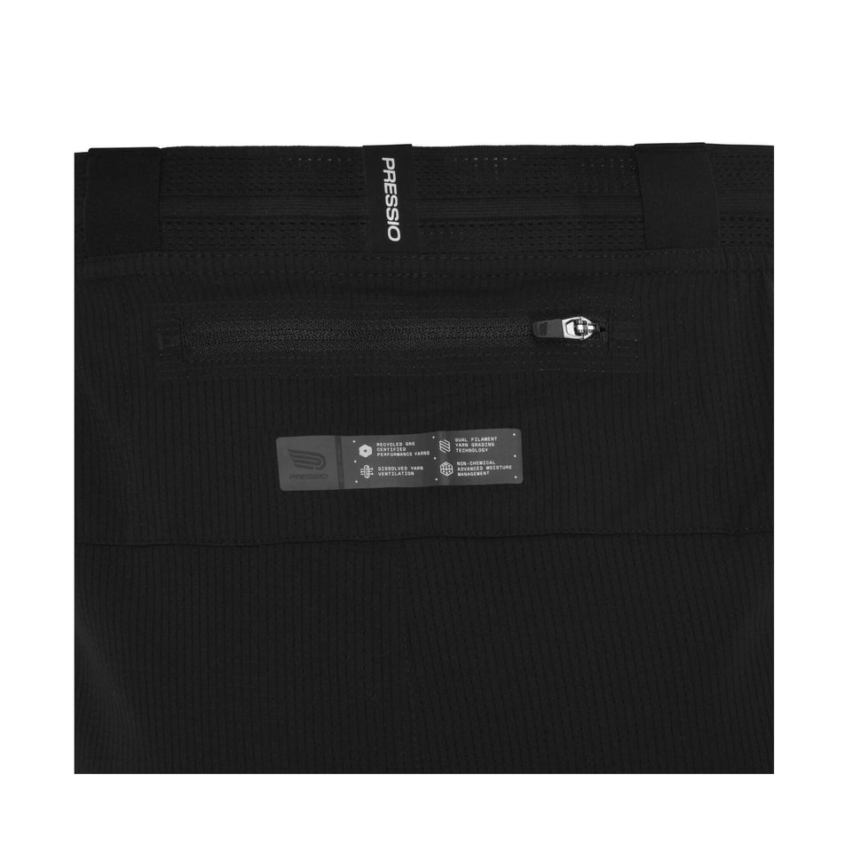 Close-up of the zip back pocket on the Pressio Men's Elite 6.5