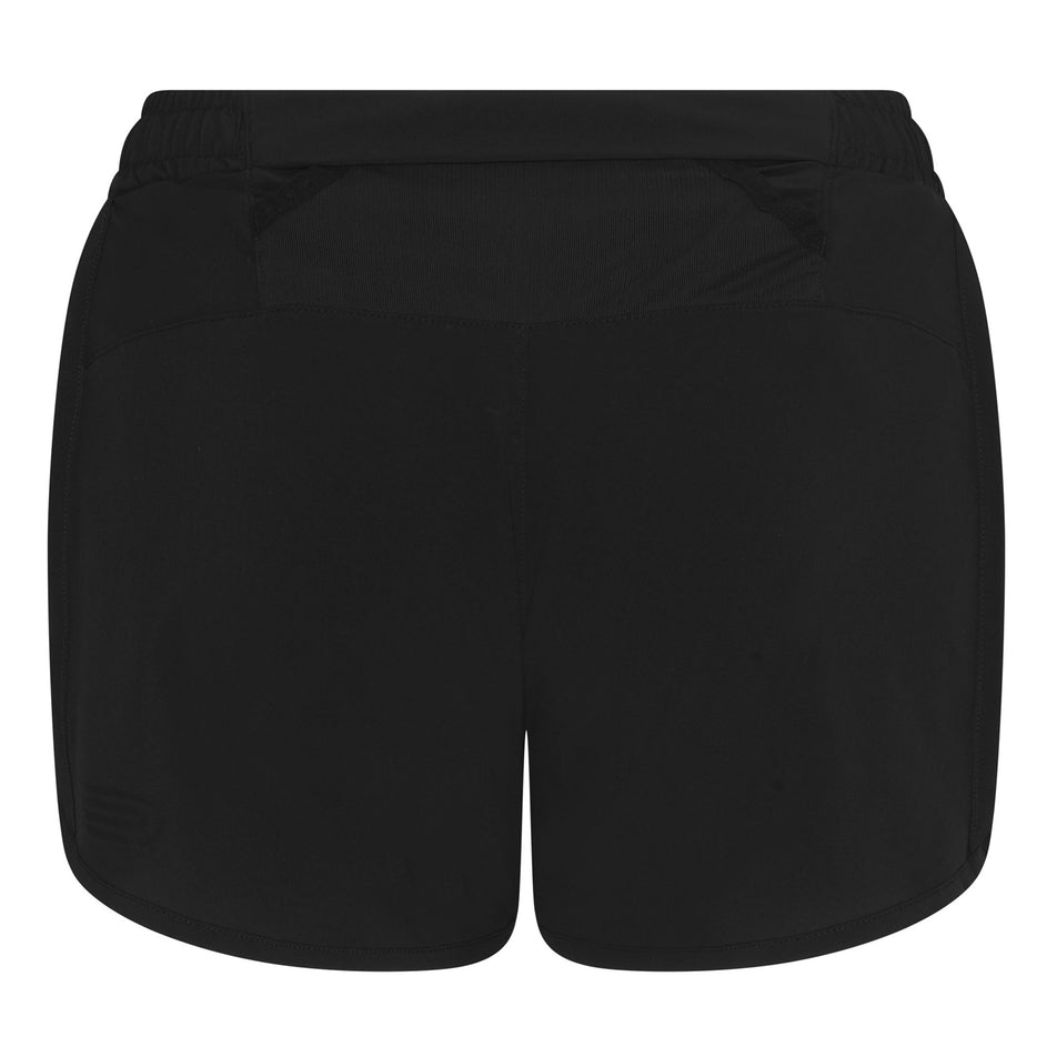 Back view of the Pressio Women's Perform Short in the Black colourway. (8622703509666)