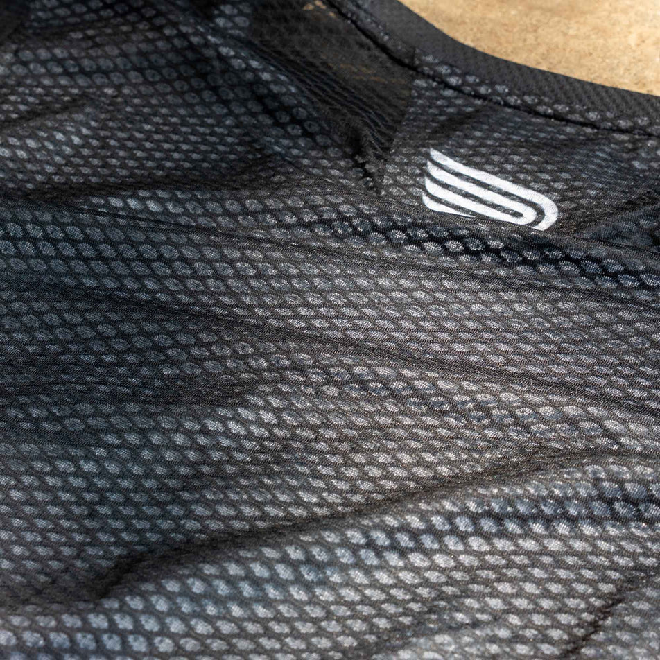 Close-up of the fabric on a Pressio Women's Elite S/S Top from the range of EMF Official Licensed Merchandise (8668980248738)