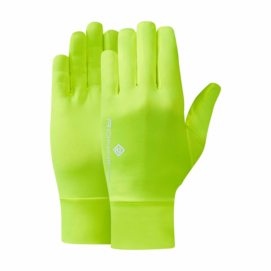 A pair of the Ronhill Unisex Classic Glove in the Fluo Zest colourway.