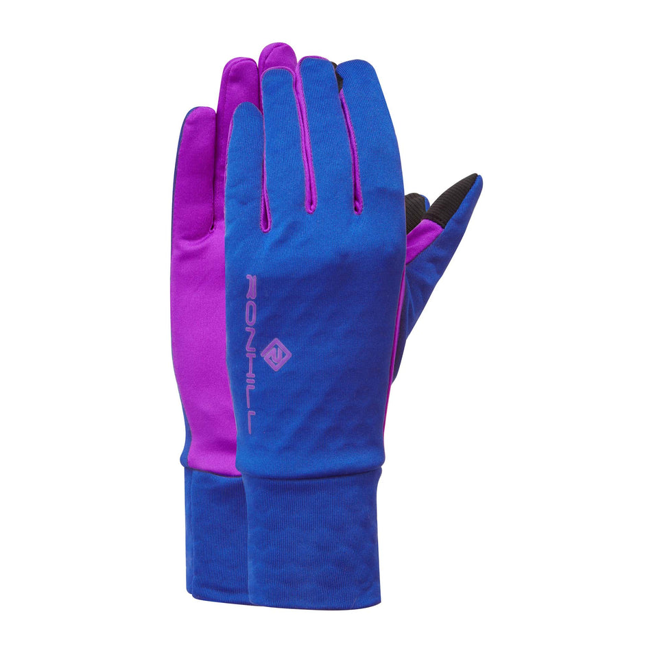 A pair of Ronhill Unisex Prism Gloves in the Cobalt/Thistle colourway (8033741340834)