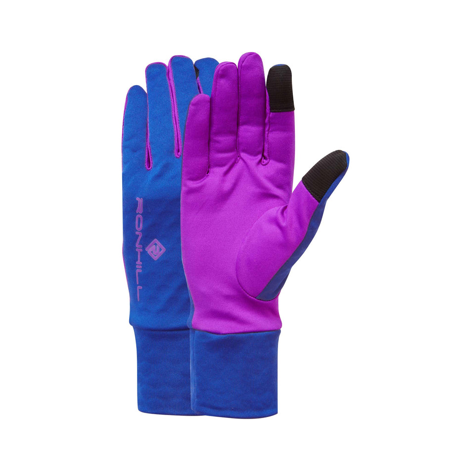 A pair of Ronhill Unisex Prism Gloves in the Cobalt/Thistle colourway (8033741340834)