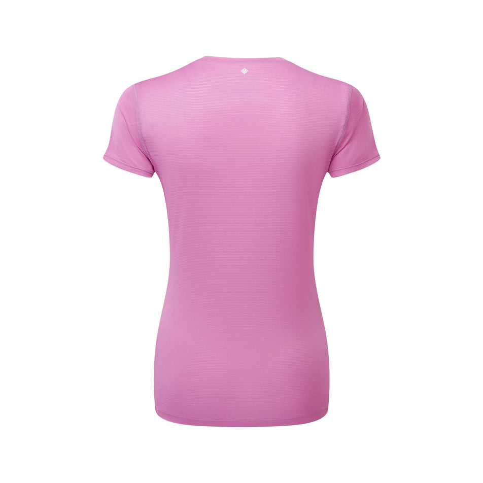 Back view of a Women's Tech S/S Tee in the Fuchsia/Honeydew colourway (8159364481186)