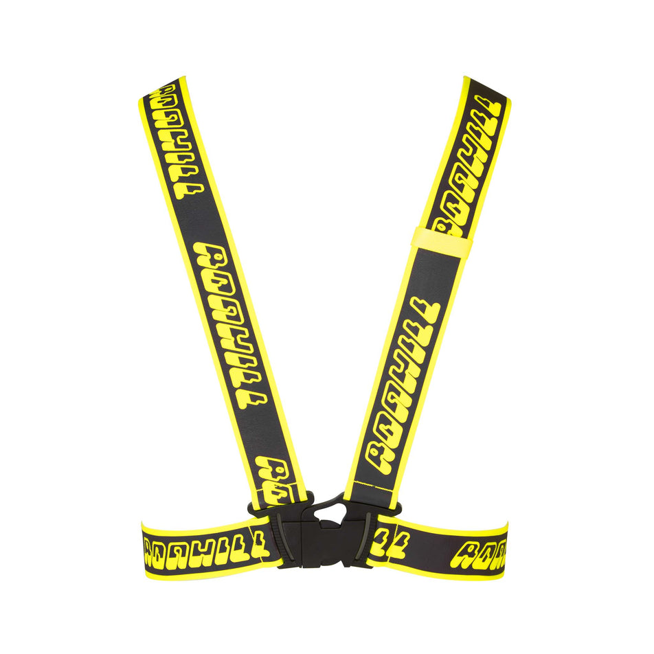 Back view of a Ronhill Reflective Belt in the Fluo Yellow/Reflect colourway (8048565420194)