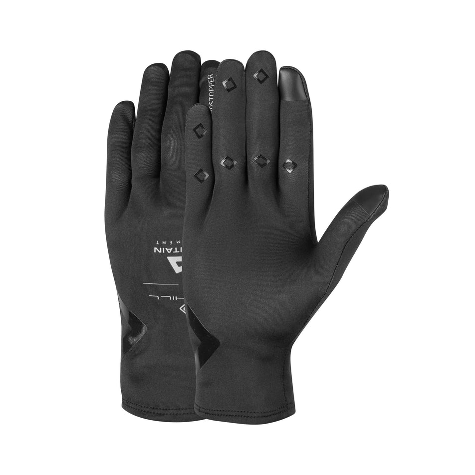 A pair of Ronhill Unisex Gore-Tex Windstopper Gloves in the All Black colourway (8033735114914)
