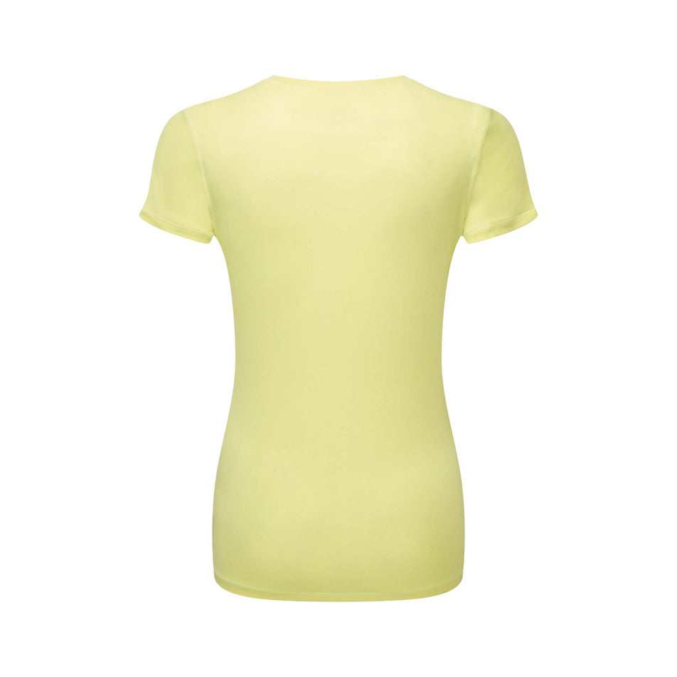 Back view of a Women's Tech Tencel S/S Tee in the Zest Marl/Electric Blue colourway (8160830161058)