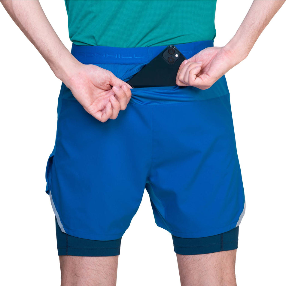 Back view of a model wearing the Ronhill Men's Tech 5