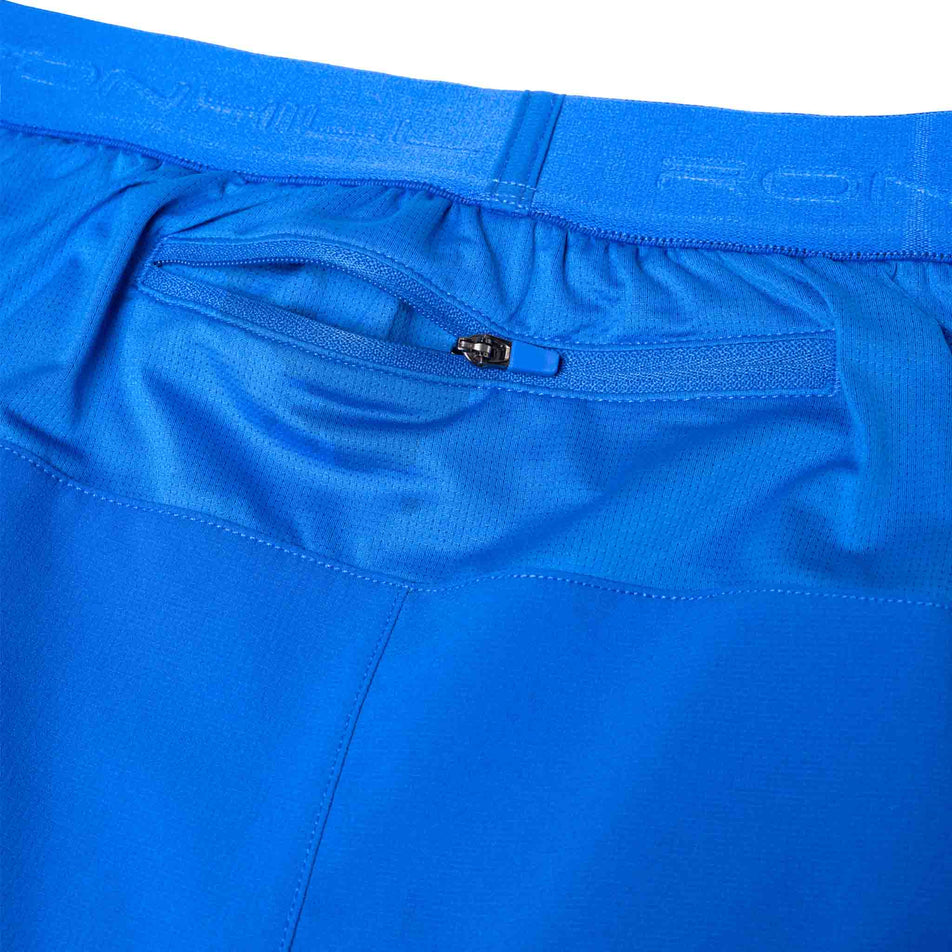 Close-up view of zip pocket on the Ronhill Men's Tech 5